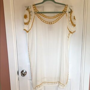 Odiva Crochet Sleeves Swimsuit Coverup